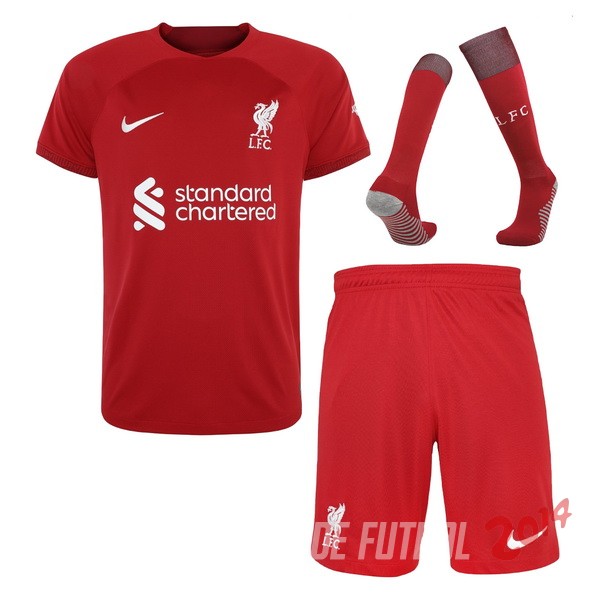 Camiseta Del Liverpool Primera 2022/2023 (Camiseta+Pantalones+Calcetines）