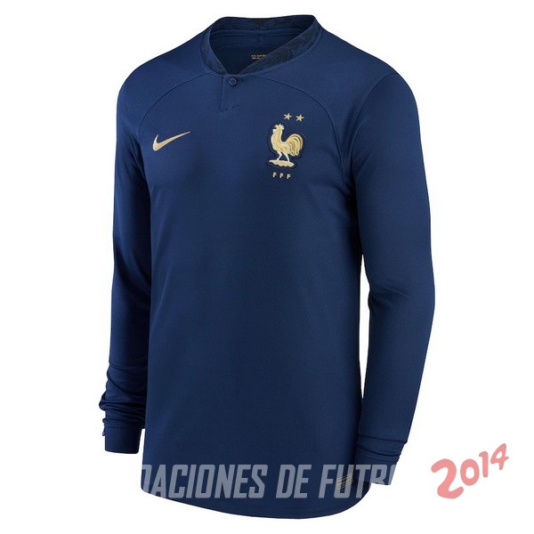 Camiseta Del Francia Manga Larga Primera Copa del mundo 2022
