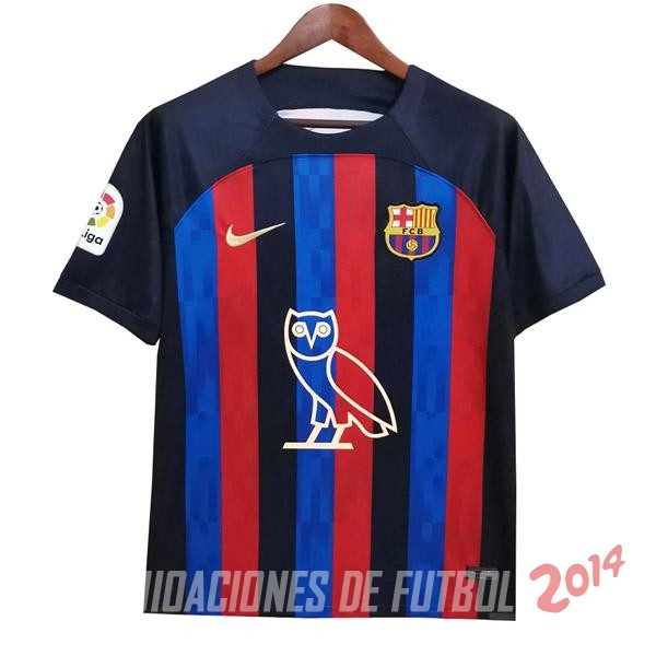 Tailandia Camiseta Del Barcelona Especial 2022/2023 Azul Rojo