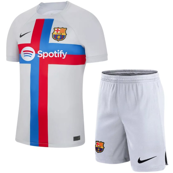 Camiseta Del Conjunto Complet Barcelona Nino Tercera 2022/2023
