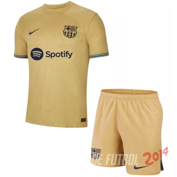Camiseta Del Conjunto Complet Barcelona Nino Segunda 2022/2023