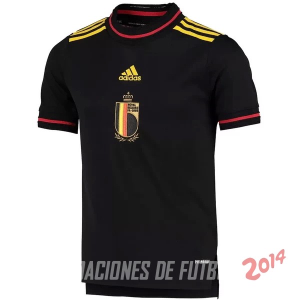 Tailandia Camiseta De Belgica de la Seleccion Seconda Copa del mundo 2022 Negro