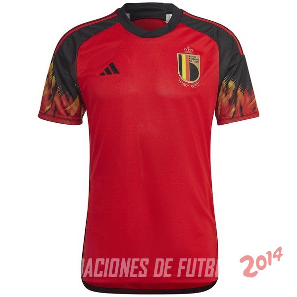 Camiseta De Belgica de la Seleccion Primera Copa del mundo 2022
