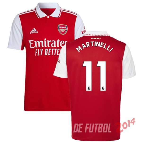 NO.11 Martinelli Camiseta Del Arsenal Primera 2022/2023