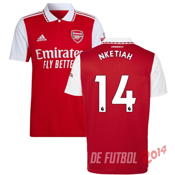 NO.14 Nketiah Camiseta Del Arsenal Primera 2022/2023
