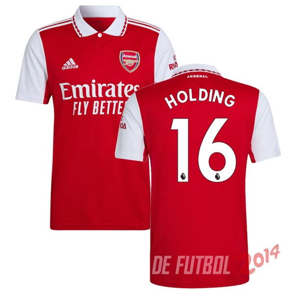NO.16 Holding Camiseta Del Arsenal Primera 2022/2023