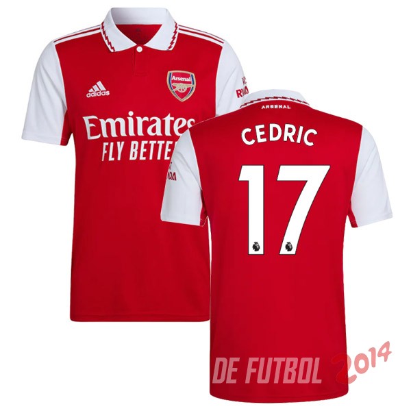 NO.17 Cedric Camiseta Del Arsenal Primera 2022/2023