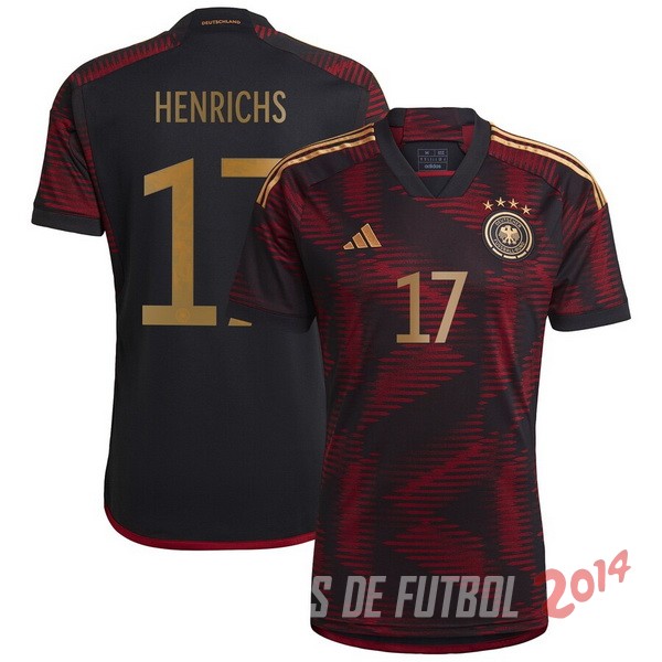 NO.17 Henrichs Camiseta De Alemania Seconda Copa del mundo 2022