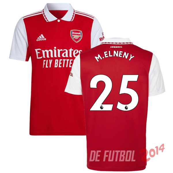 NO.25 M.Elneny Camiseta Del Arsenal Primera 2022/2023