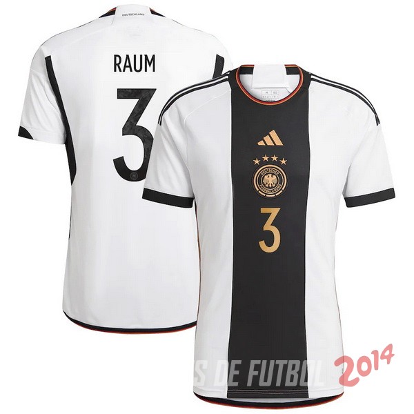 NO.3 Raum Camiseta De Alemania Primera Copa del mundo 2022