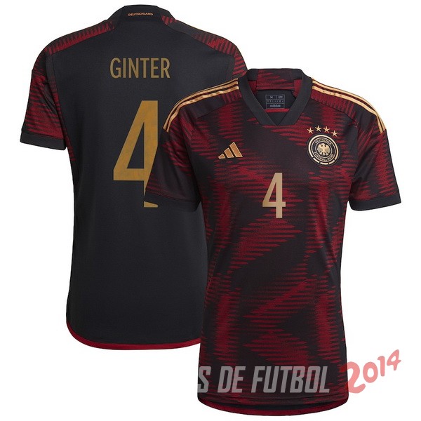 NO.4 Ginter Camiseta De Alemania Seconda Copa del mundo 2022