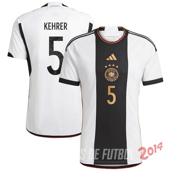 NO.5 Kehrer Camiseta De Alemania Primera Copa del mundo 2022