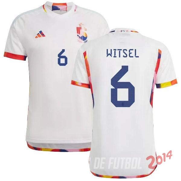 NO.6 Witsel Camiseta De Belgica de la Seleccion Seconda Copa del mundo 2022