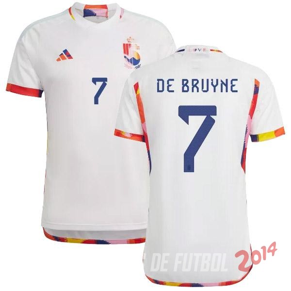 NO.7 De Bruyne Camiseta De Belgica de la Seleccion Seconda Copa del mundo 2022