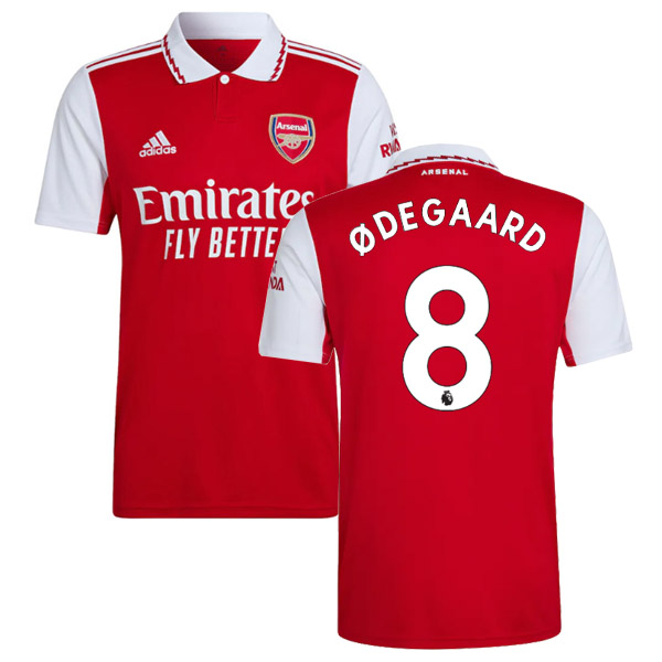 NO.8 Ødegaard Camiseta Del Arsenal Primera 2022/2023