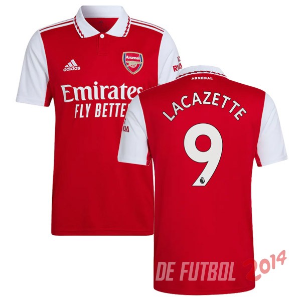 NO.9 Lacazette Camiseta Del Arsenal Primera 2022/2023