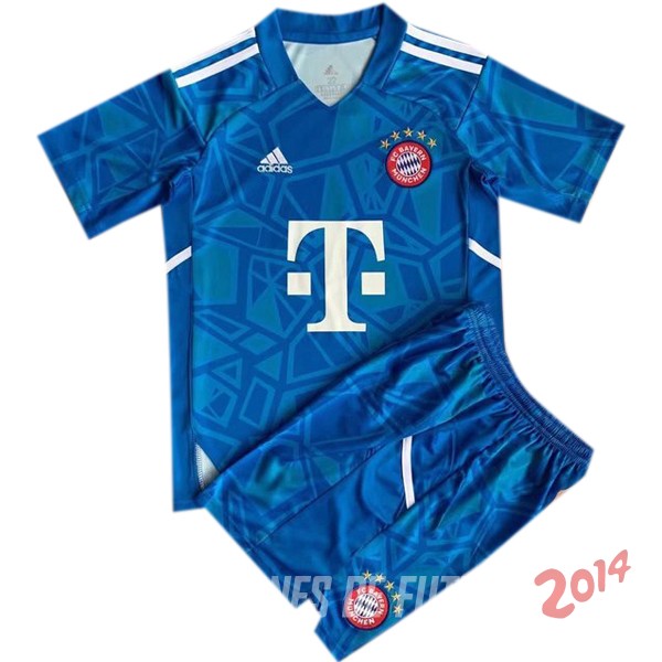 Camiseta Del Conjunto Completo Hombre Bayern Múnich Portero 2022/2023 Azul