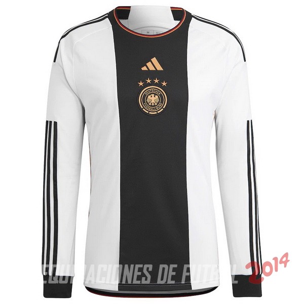 Camiseta De Alemania de la Seleccion Manga Larga Primera Copa del mundo 2022