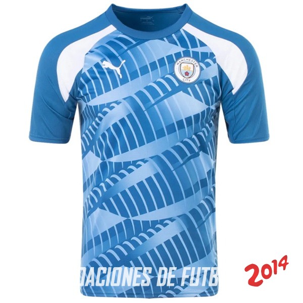 Tailandia Camiseta Del Manchester City Previo al partido 2023/2024 Azul