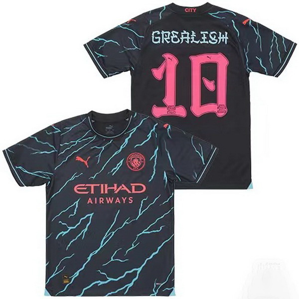 NO.10 Grealish de Tailandia Camiseta Del Manchester City Segunda 2023/2024