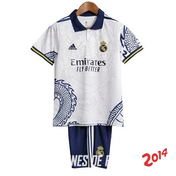 Camiseta Del Conjunto Completo Real Madrid Ninos Especial Blanco 2023/2024