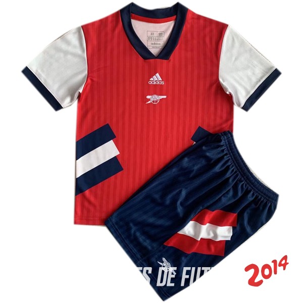 Camiseta Del Conjunto Completo Hombre Arsenal Especial Rojo Blanco 2023/2024