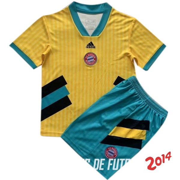 Camiseta Del Conjunto Completo Hombre Bayern Munich Especial 2023/2024 Amarillo