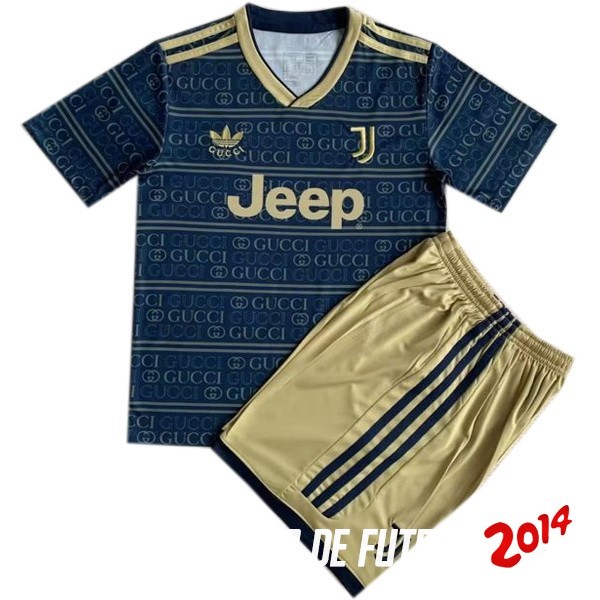 Camiseta Del Conjunto Completo Hombre Juventus Especial 2023/2024 Azul Amarillo