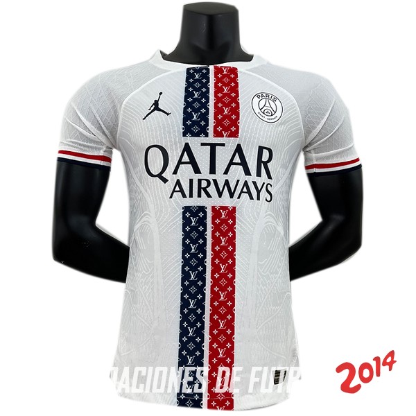 Tailandia Jugadores Camiseta Del Paris Saint Germain Especial Blanco Rojo 2023/2024