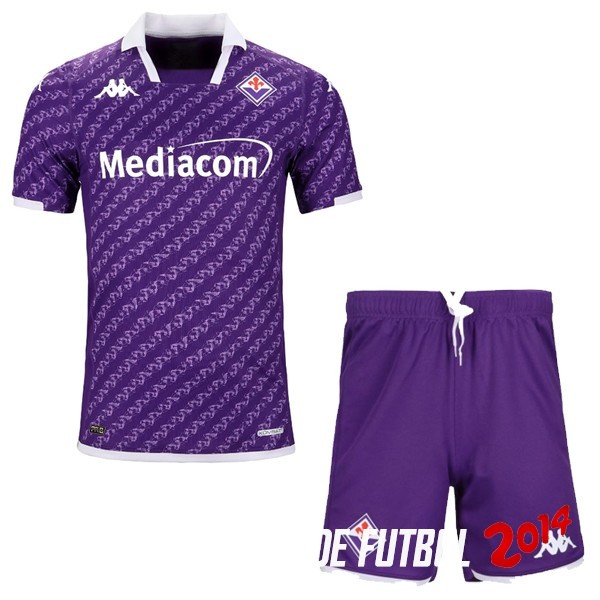 Camiseta Del Conjunto Completo Hombre Fiorentina Primera 2023/2024