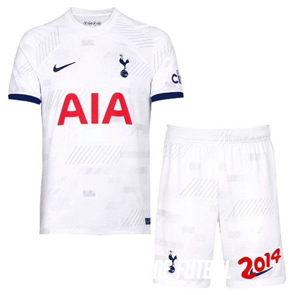 Camiseta Del Conjunto Completo Hombre Tottenham Hotspur Primera 2023/2024