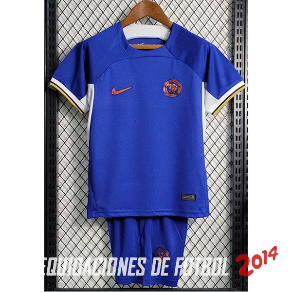 Camiseta Del Conjunto Completo Chelsea Nino Primera 2023/2024