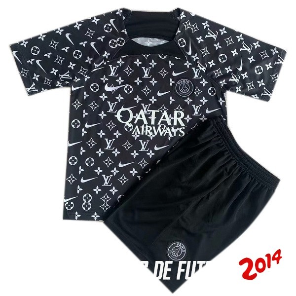 Camiseta Del Conjunto Completo Hombre Paris Saint Germain Especial Negro 2023/2024