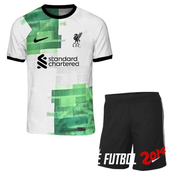 Camiseta Del Conjunto Completo Hombre Liverpool Segunda 2023/2024