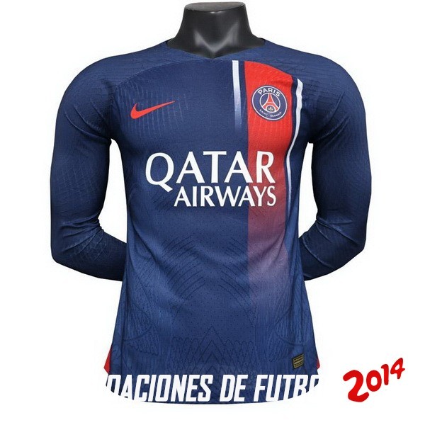 Tailandia Jugadores Camiseta Del Paris Saint Germain Primera Manga Larga 2023/2024