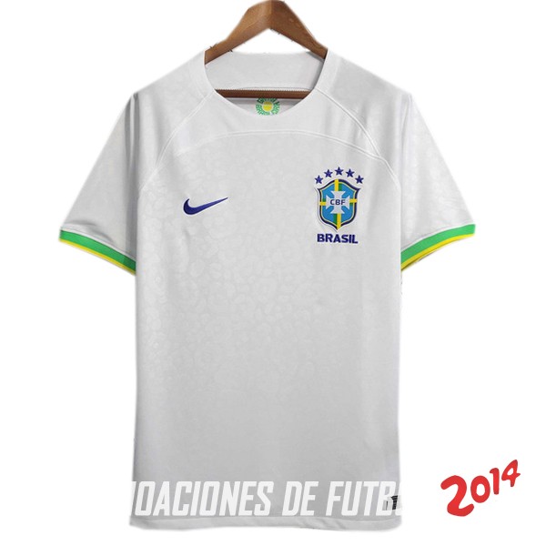 Tailandia Camiseta Del Brasil Especial I Blanco Amarillo 2023