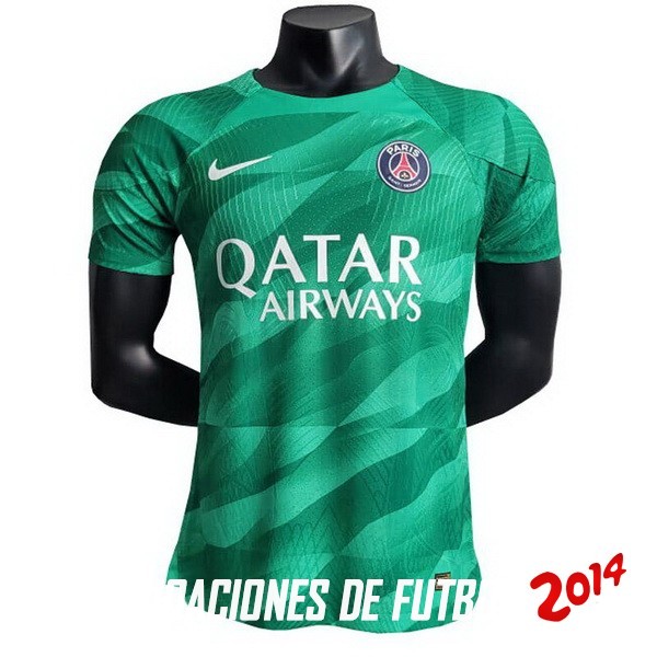 Tailandia Jugadores Camiseta Del Paris Saint Germain Portero 2023/2024 Verde