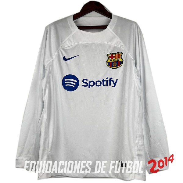 Tailandia Camiseta Del Barcelona Manga Larga Segunda 2023/2024