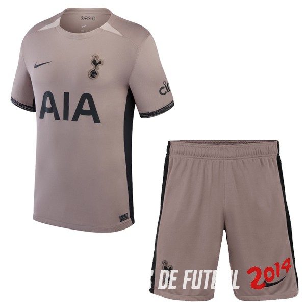 Camiseta Del Conjunto Completo Hombre Tottenham Hotspur Tercera 2023/2024