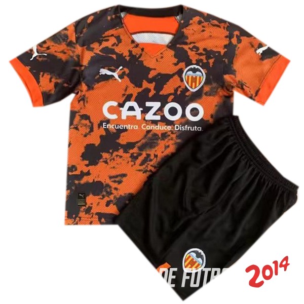 Camiseta Del Conjunto Completo Valencia Nino 2023/2024