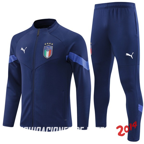 Chandal Del Conjunto Completo Italia Ninos Azul I Marino 2022
