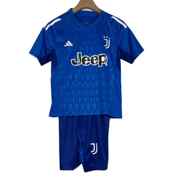 Camiseta Del Conjunto Completo Juventus Nino Portero Azul 2023/2024