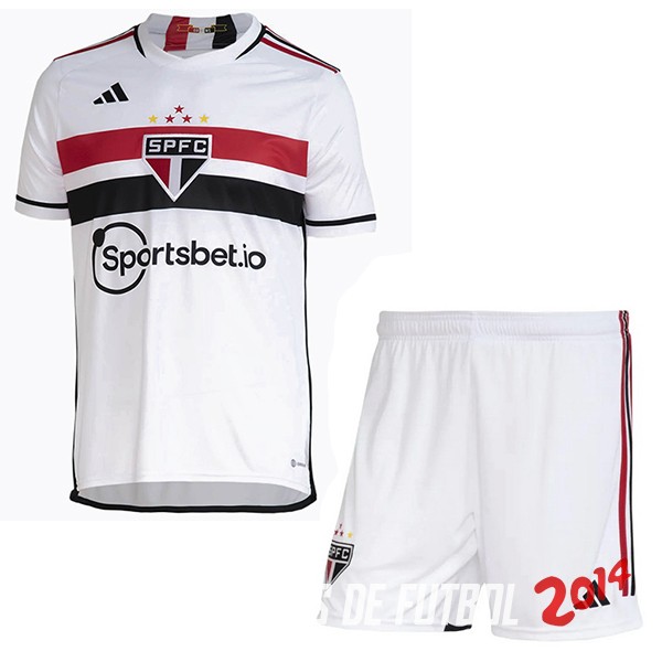 Camiseta Del Conjunto Completo São Paulo Nino Primera 2023/2024