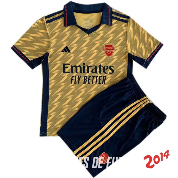 Camiseta Del Conjunto Completo Hombre Arsenal Especial Amarillo 2023/2024