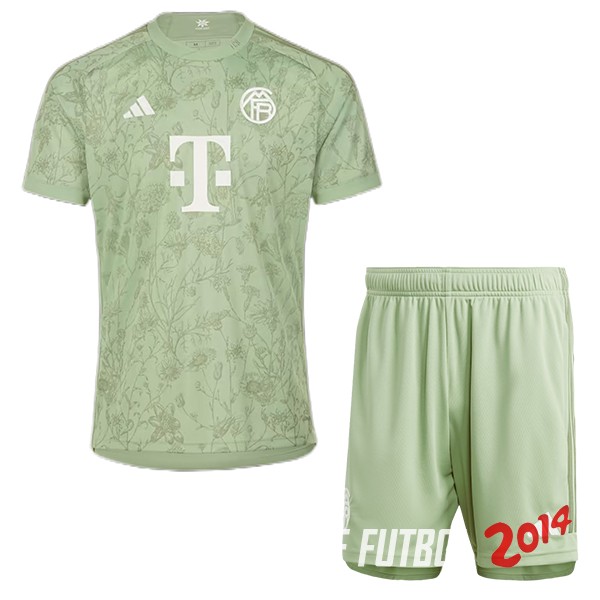 Tailandia Del Conjunto Completo Hombre Bayern Munich Especial Verde 2023/2024