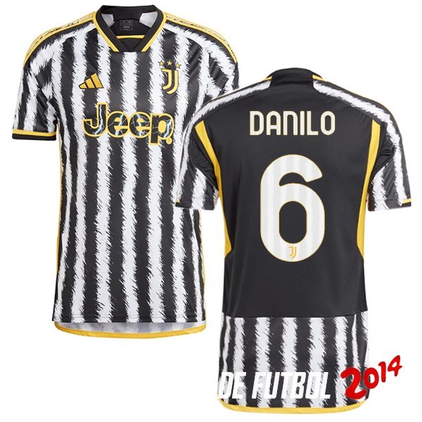 NO.6 Danilo de Tailandia Camiseta Del Juventus Primera Equipacion 2023/2024