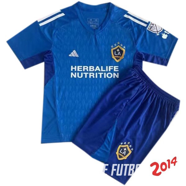 Camiseta Del Conjunto Completo Los Angeles Galaxy Nino Portero Azul Marino 2023/2024