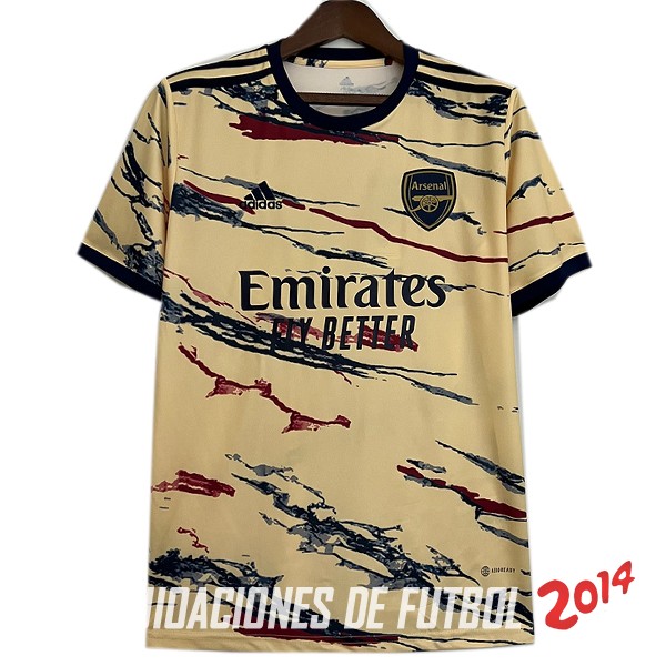 Tailandia Camiseta Del Arsenal Concepto 2023/2024 Amarillo