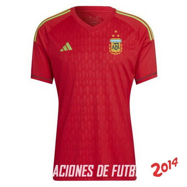 Tailandia Camiseta Del Argentina Portero Rojo 2022