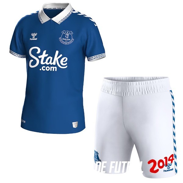 Camiseta Del Conjunto Completo Hombre Everton Primera 2023/2024